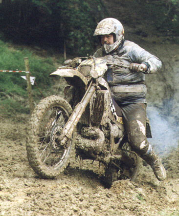 It was muddy