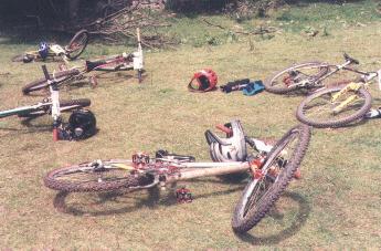 Bikes abandoned