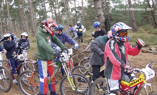 A busy Start Line